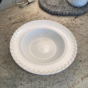 One Ralph Lauren Whipstitch Cream Serving Pasta Bowl